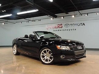 11 a5 premium convertible leather black 2.0 turbocharged 4 cylinder clean carfax