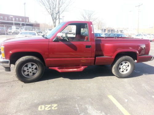 1989 chevy stepside silverado 4x4 reg cab short bed runs looks drives great