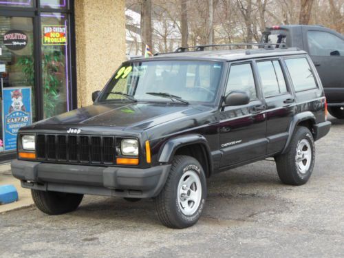 1999 jeep cherokee sport xj 4 door 4.0 inline 6 133k miles nj 4x4 4wd offroad