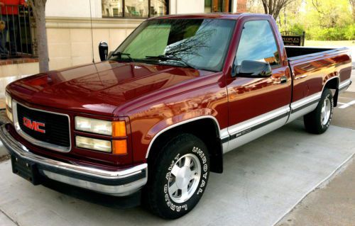 1994 gmc sierra 1500 sle &#034;one owner&#034;only 61k-service records near mint condition