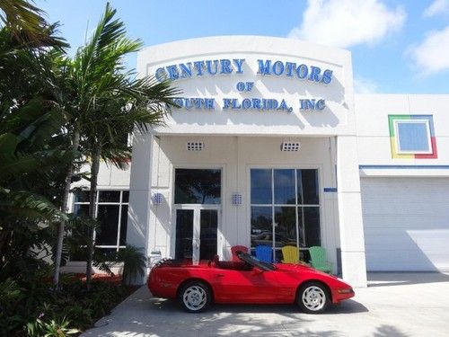 1992 chevy corvette convertible low mileage leather non smoker clean carfax