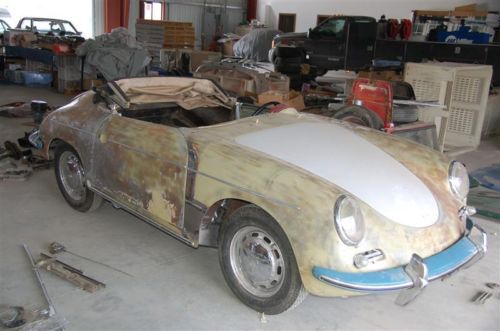 1960 porsche 356b roadster - needs work/restoration 100+ pics