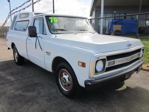 1970 chevrolet c20 c-20 3/4  2wd pickup - 350 4 spd - long bed w/ century canopy