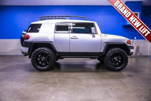 2007 toyota fj cruiser lifted roof rack custom rims wheels gauges power locks