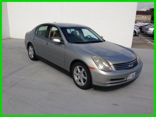 2004 infinity g35 sedan 147k miles*leather*sunroof*clean carfax*no reserve*as-is