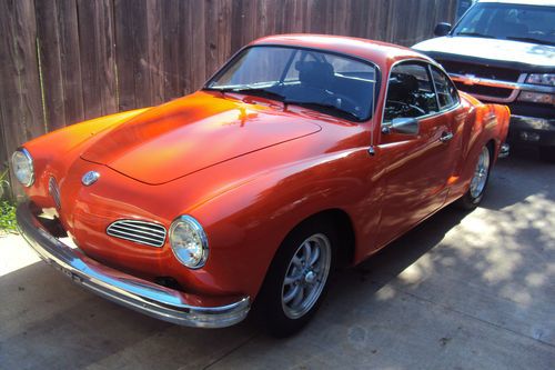 1973 vw karmann  ghia,  restored  in show con.  new paint &amp; int. done 5 yrs. ago