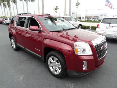 2011 gmc terrain 1 owner sle-2 gorgeous red 5 pass versatile suv automatic 4-doo