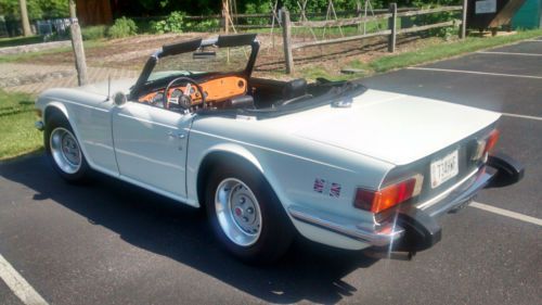 Triumph tr6 convertible 1976 2.5ltr 67,150 miles, same owner 30 years very clean