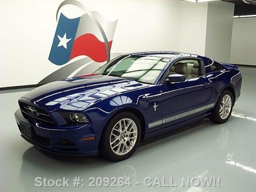2013 ford mustang premium v6 pony auto htd leather 10k texas direct auto