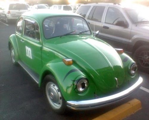 &#039;73 green m&amp;m volkswagen beetle-manual transmission