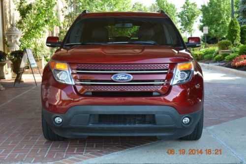 2013 ford explorer limited sport utility 4-door 3.5l 4x4 3rd row seat