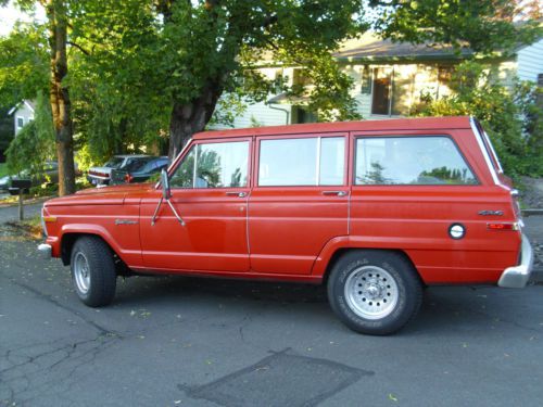 1988 jeep grand wagoneer fire marshall red, previous owners, lebanon fd