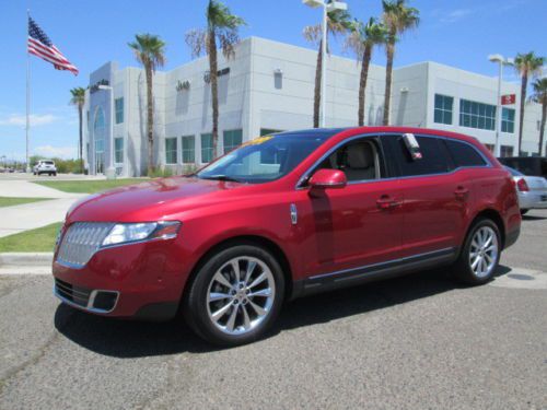 10 awd 4wd red 3.5l v6 leather navigation thx sunroof 3rd row
