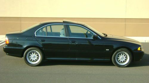 2002 bmw 525i very low 26k miles one owner smoke free sunroof leather no reserve