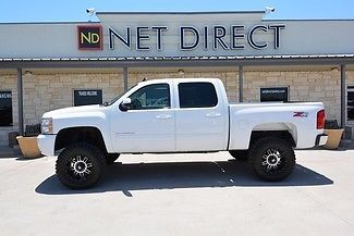 4x4 6 speed automatic ltz s7.5&#034; lift 10 ffv fuel leather interior extra clean