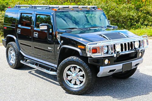 2008 hummer h2 luxury for sale~black &amp; sedona~loaded~navi~dvd~moon~9,684 miles!!