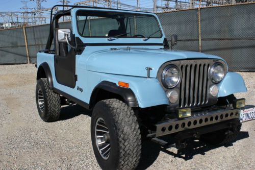 1984 jeep wrangler cj 7. low miles!!!! no reserve!!!! fully restored!!!