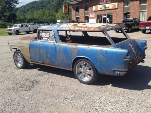 Find used 1955 Chevy Nomad-True Barn Find-Rat Rod-Hot Rod ...