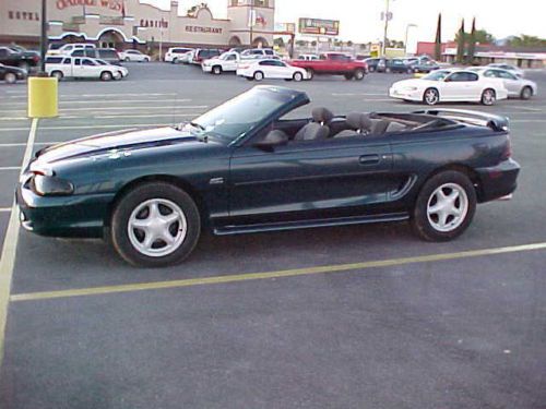 1995 ford mustang gt, convertible, 5 speed