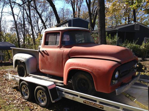 1956 ford f100 pickup truck very little rust super clean easy to restore