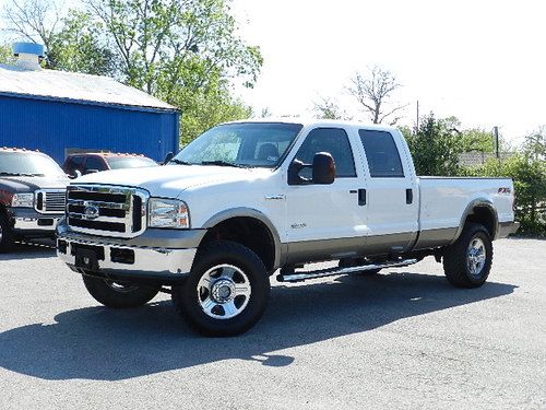 2006 ford f350 4x4 lariat fx4 off road turbo diesel crew cab long bed ready 2 go