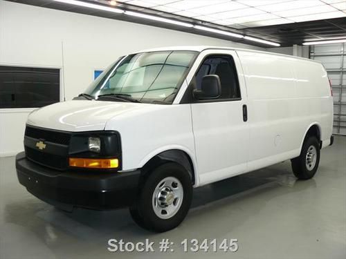 2012 chevy express 2500 w/t cargo van 4.8l v8 only 19k texas direct auto