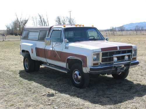 1979 gmc high sierra 1-ton dual rear wheel 4x4 pick-up truck!! very rare!!