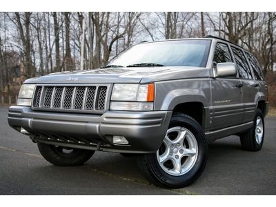 1998 jeep grand cherokee v8 5.9l limited 49k miles southern car 4wd 4x4 rare