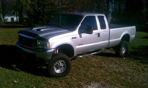 2004 f250 extended cab xlt fx4 lifted turbo diesel 4x4 no reserve!