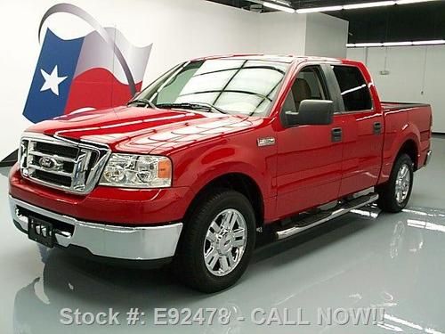 2008 ford f-150 crew 4.6l v8 auto side steps only 67k texas direct auto