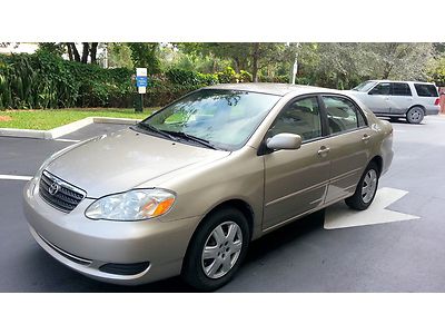 05 corolla le! one owner! no accident autocheck report!