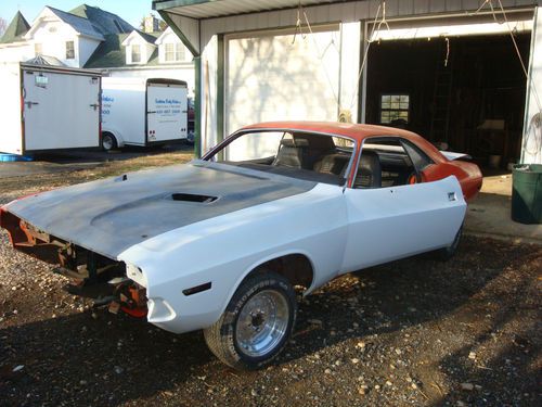 1970 dodge challenger r/t 383 4 speed project car mopar