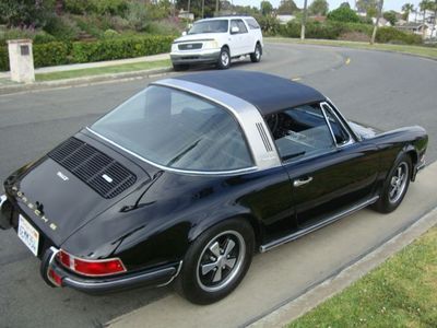 1971 911 t black targa nice dry california example no rust strong running car