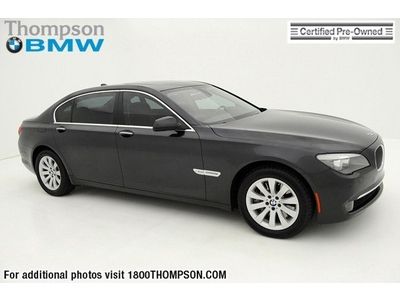 2011 bmw 750li xdrive awd luxury seating premium sound head-up display 100k cpo