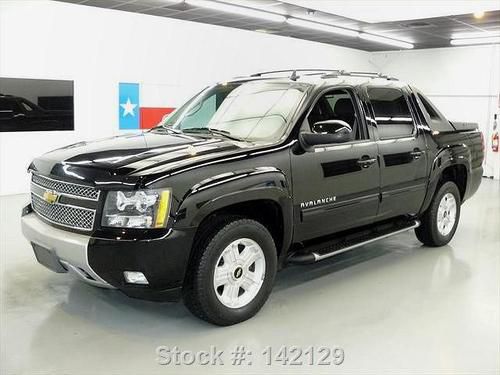 2010 chevy avalanche lt z71 sunroof heated leather 46k texas direct auto