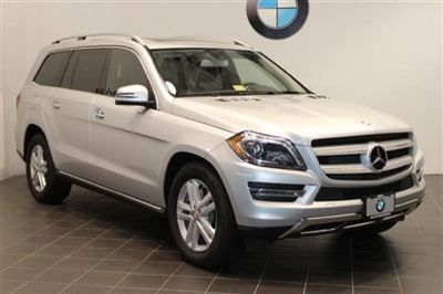 2013 silver mercedes gl450 suv awd navigation leather camera moonroof s