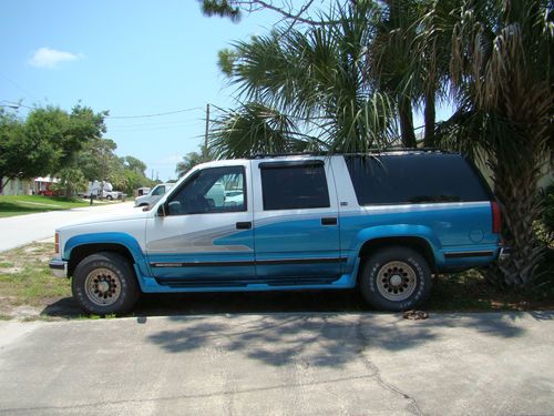 1996 gmc suburban k2500 l65 4x4 6.5l turbo diesel 1 ton price reduced!