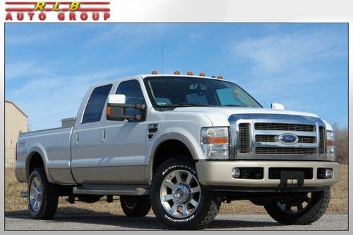 2008 f-350 crew cab lariat king ranch diesel 4x4 immaculate one owner! toll free