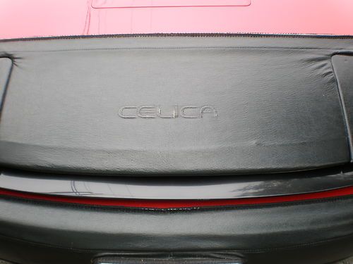 Factory Turbo awd Hood Scoop 1 OF A KIND 1991 TOYOTA CELICA GT RED CONVERTIBLE, image 11