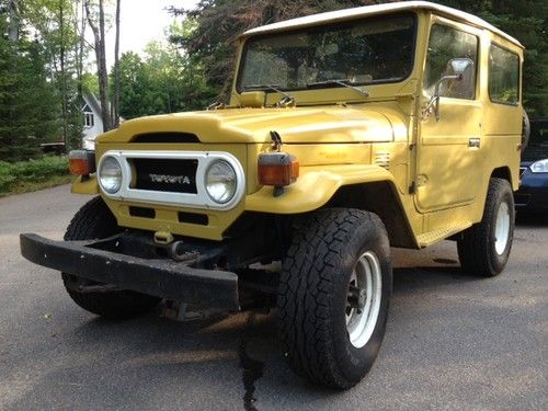 1976 toyota land cruiser fj40 - nevada truck, rust-free underbody - no reserve