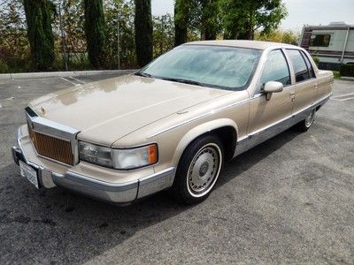 1993 cadillac fleetwood brougham very very clean original ca car no reserve !!!!