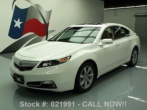 2012 acura tl 3.5l sunroof htd leather paddle shift 29k texas direct auto
