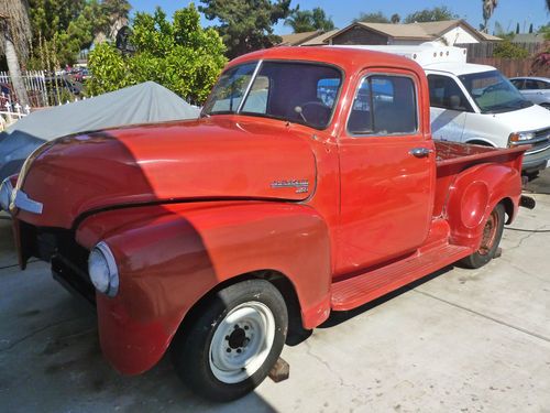 1952 chevy pickup hot rod  project truck