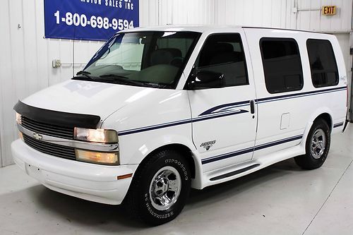 1999 chevrolet astro van rv tv passenger conversion no accidents serviced