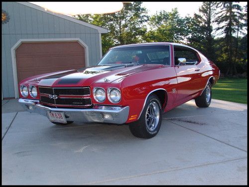 1970 chevy chevelle ss 396 frame off restoration award winner like new