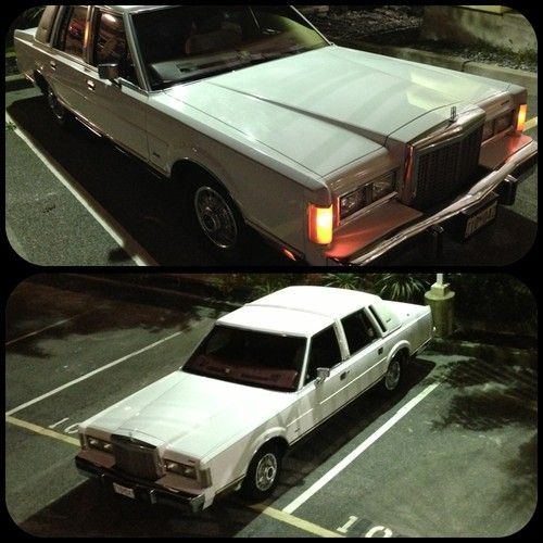 1986 lincoln town car signature sedan 4-door 5.0l