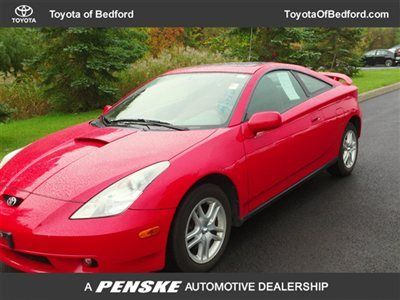 2001 toyota celica gt 2 dr coupe automatic 115k sunroof 1 owner clean carfax