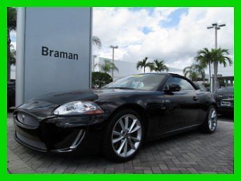 10 ebony xk-r 5l v8 supercharged convertible *bowers &amp; wilkins sound *low miles
