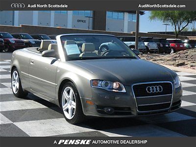 2008 audi a4-convertible- fwd- leather- heated seats-77k miles
