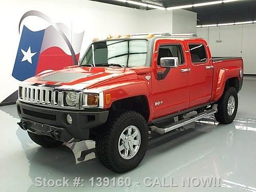 2009 hummer h3t alpha v8 4x4 sunroof heated leather 51k texas direct auto